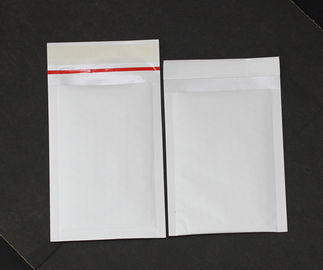 Slip Tinggi menyesuaikan Mailer Gelembung Kraft putih, Tas Surat Pos Berbantalan 160 * 200 + 40mm dan 150 * 180 + 40mm