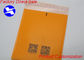 Orange Poly Bubble Mailer Shipping Bags Ukuran Disesuaikan Plat Tembaga / Cetak Offset