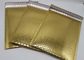 Gold Gloss Surface Metallic Bubble Mailer 6 * 9 Tas Gelembung Empuk 2 Sisi Penyegelan