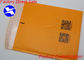 Orange Poly Bubble Mailer Shipping Bags Ukuran Disesuaikan Plat Tembaga / Cetak Offset